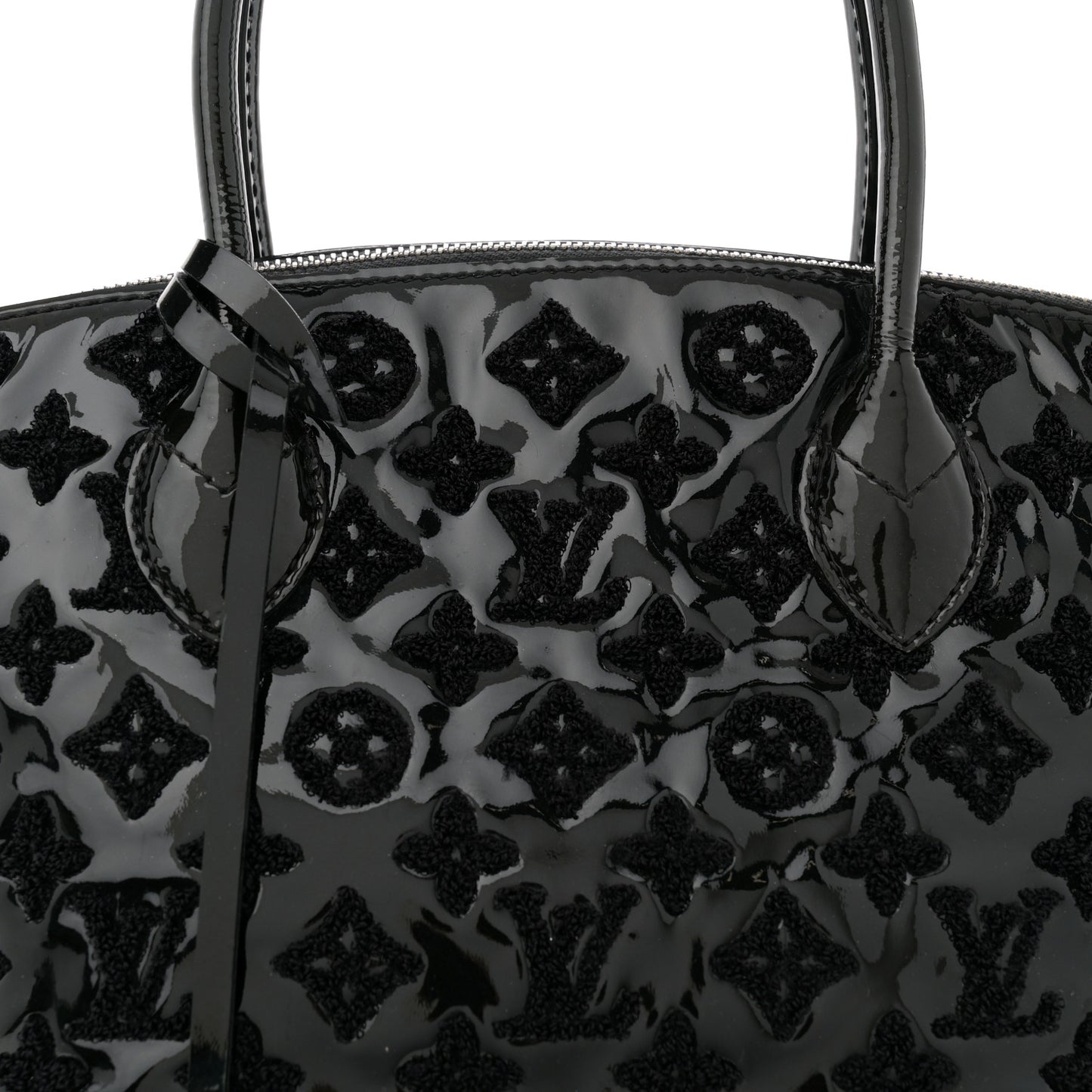 Patent Lambskin Fascination Lockit Black