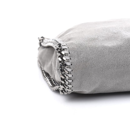 Stella McCartney Shaggy Deer Falabella Fold Over Tote Grey 8 of 10