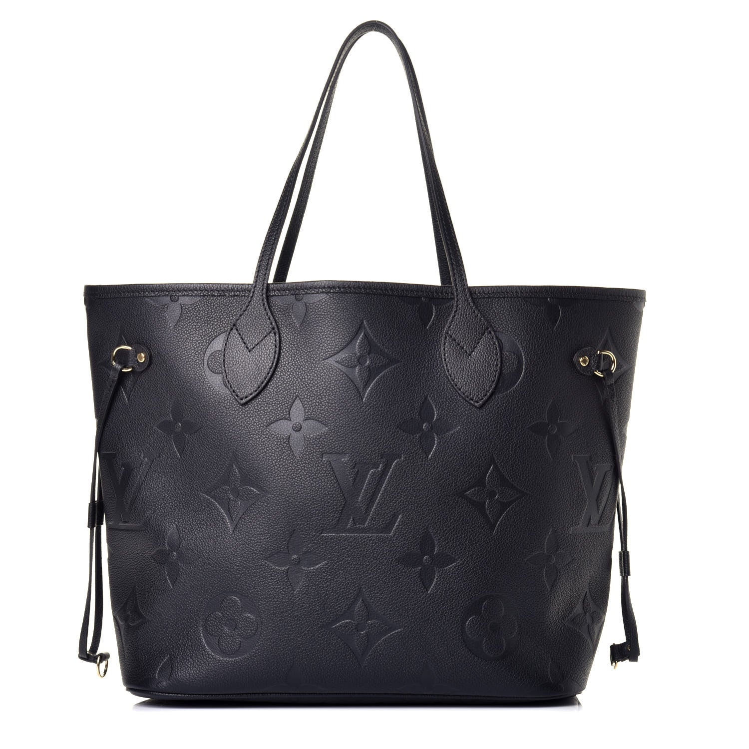 Louis Vuitton Empreinte Monogram Giant Neverfull MM Black 2 of 22
