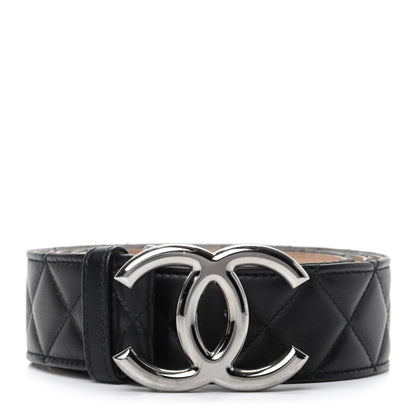 Chanel Lambskin Quilted CC Belt 100 40 Black 1 of 7