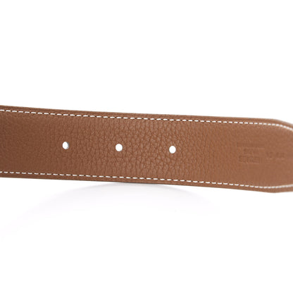 Hermes 32mm H Belt 95 Black Gold 5 of 6