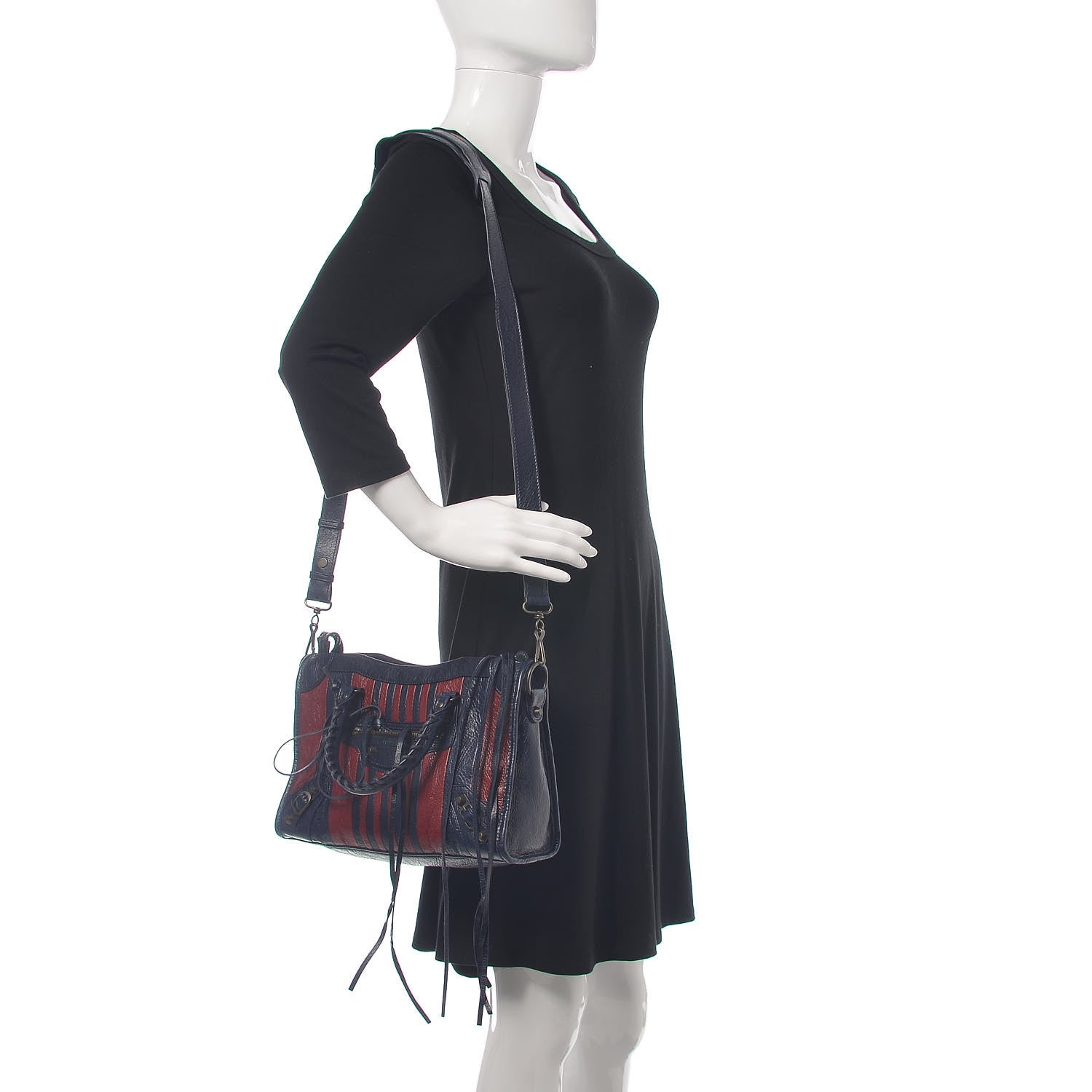 Balenciaga Veau Arena Multicolore Classic Hardware S City Bleu Nuit Rouge 2 of 10