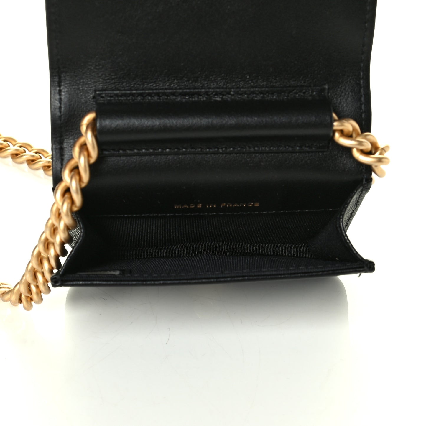 Caviar Chevron Quilted Boy Flap Waist Belt Bag Black