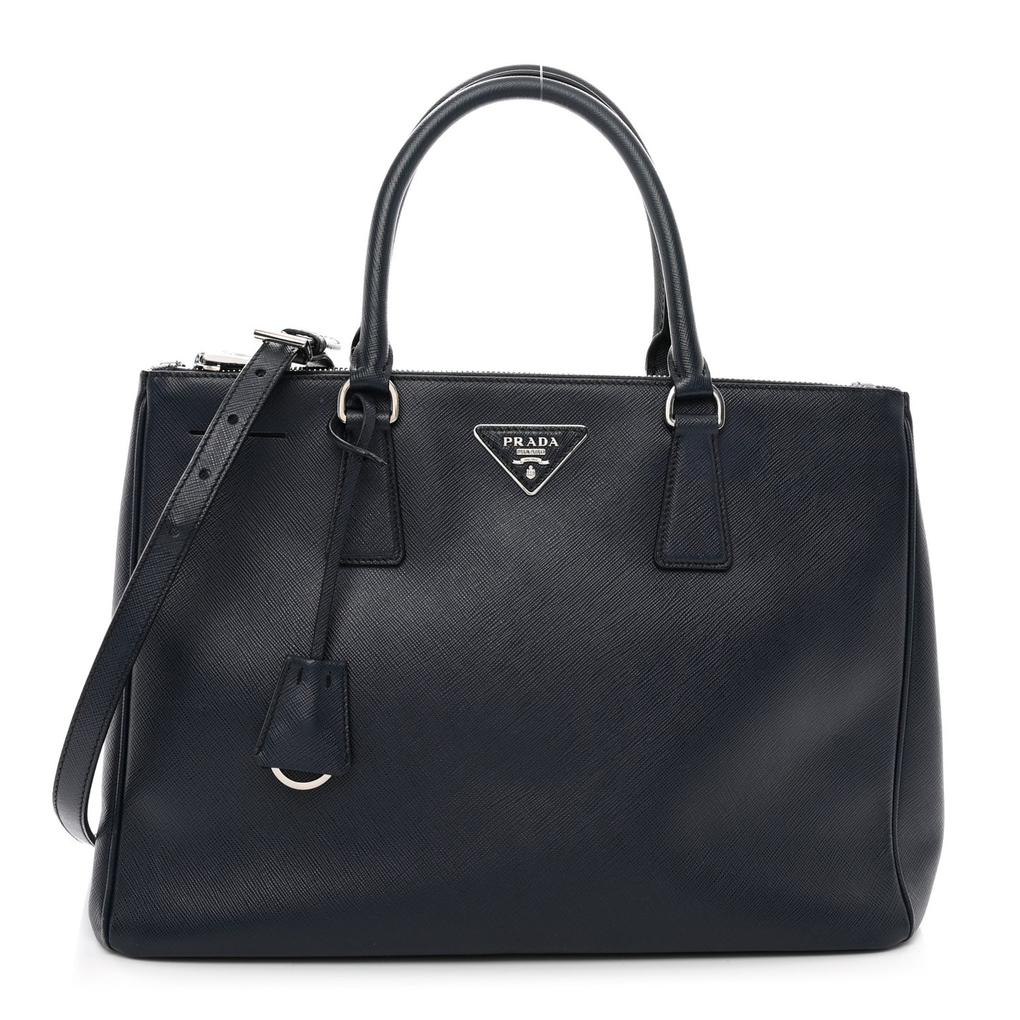 Saffiano Medium Galleria Double Zip Tote Baltico