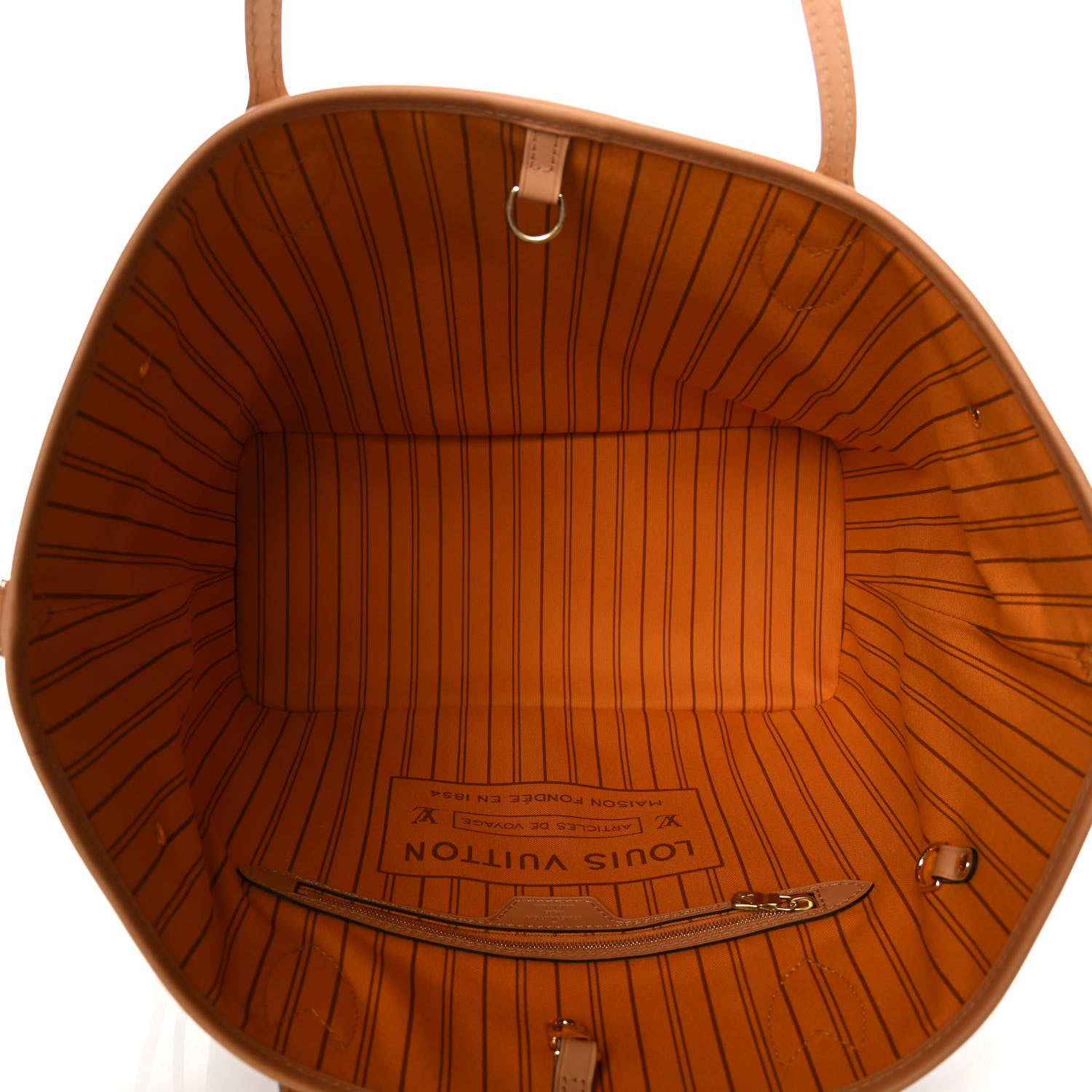 Louis Vuitton Damier Azur Braided Neverfull MM Orange 6 of 9