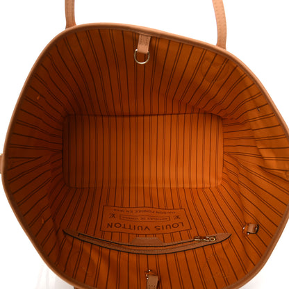 Louis Vuitton Damier Azur Braided Neverfull MM Orange 6 of 9