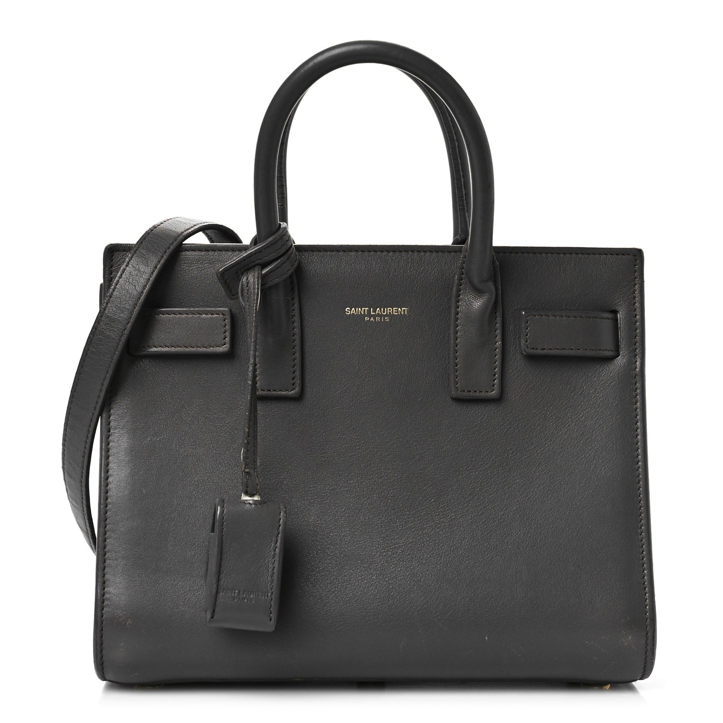Calfskin Nano Sac De Jour Fog