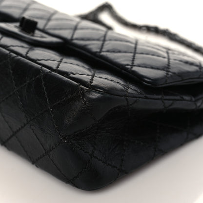 Chanel Aged Calfskin Quilted 2.55 Reissue 225 Flap So Black 7 of 8