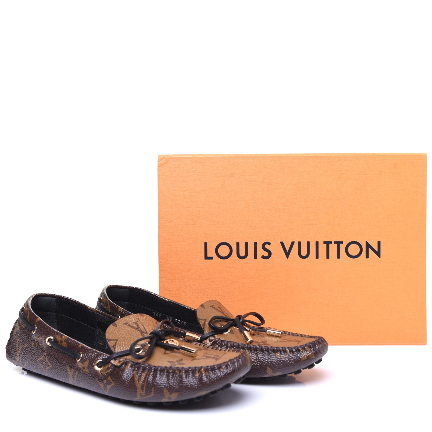 Louis Vuitton Patent Reverse Monogram Gloria Loafers 39 13 of 13