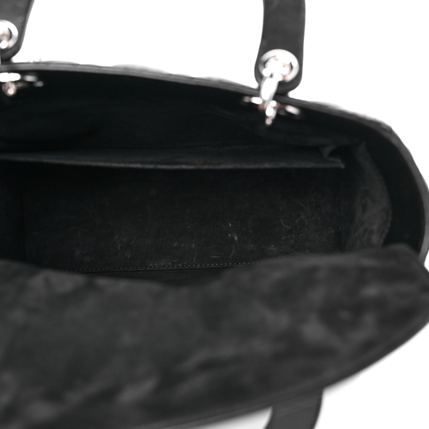 Lambskin Cannage Medium Lady Dior Black