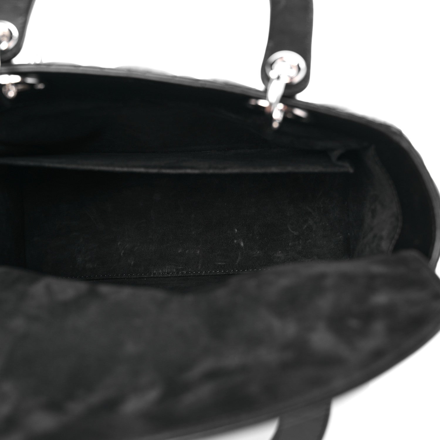 Christian Dior Lambskin Cannage Medium Lady Dior Black 5 of 9