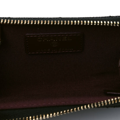 Chanel Caviar Quilted Zipped Key Holder Case Black 4 of 5