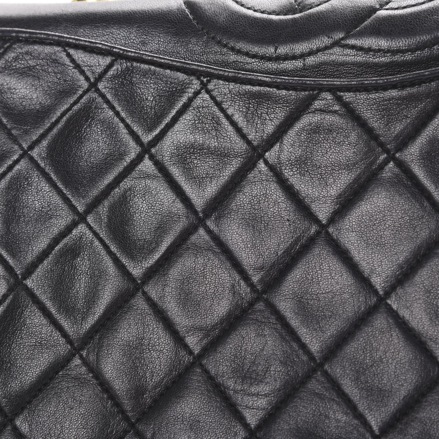 Chanel Lambskin Quilted CC Small Single Flap Black 17 of 19