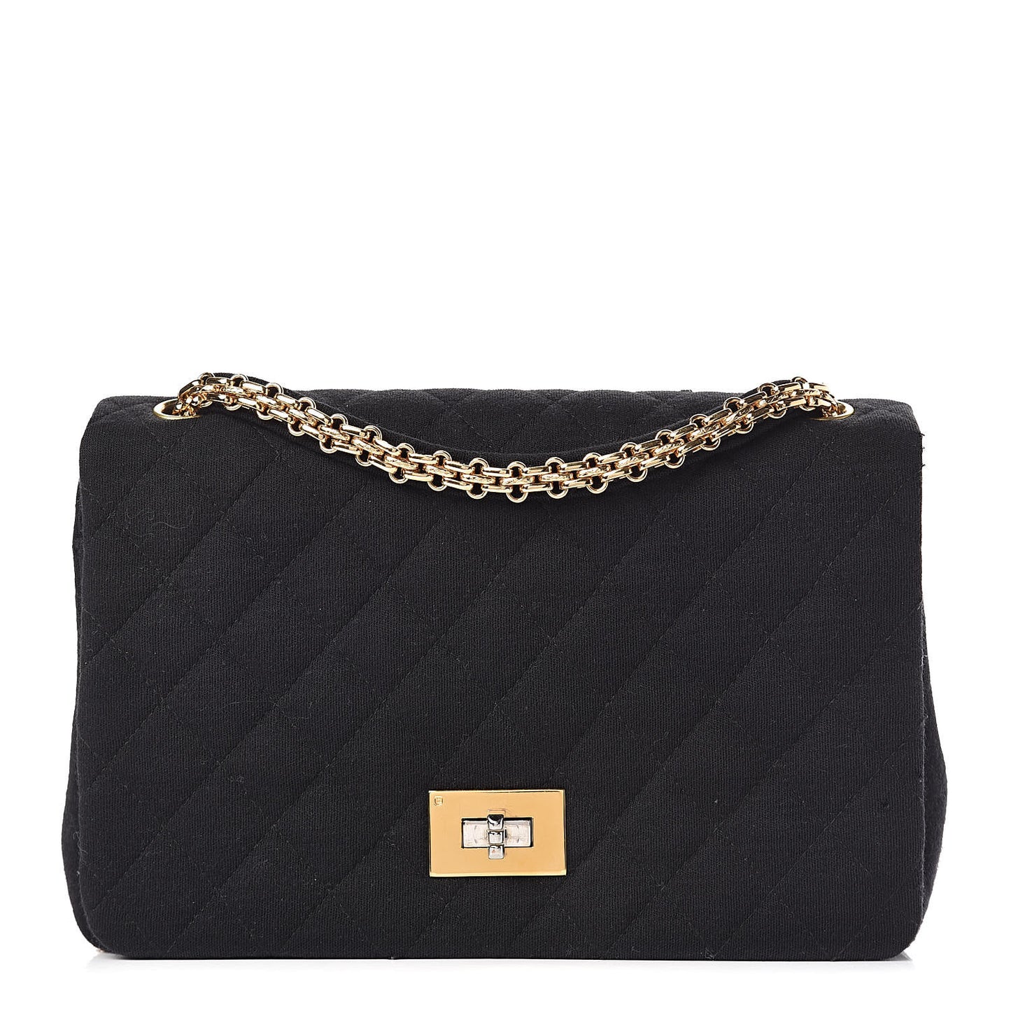 Jersey Quilted 2.55 Reissue 225 Flap Black