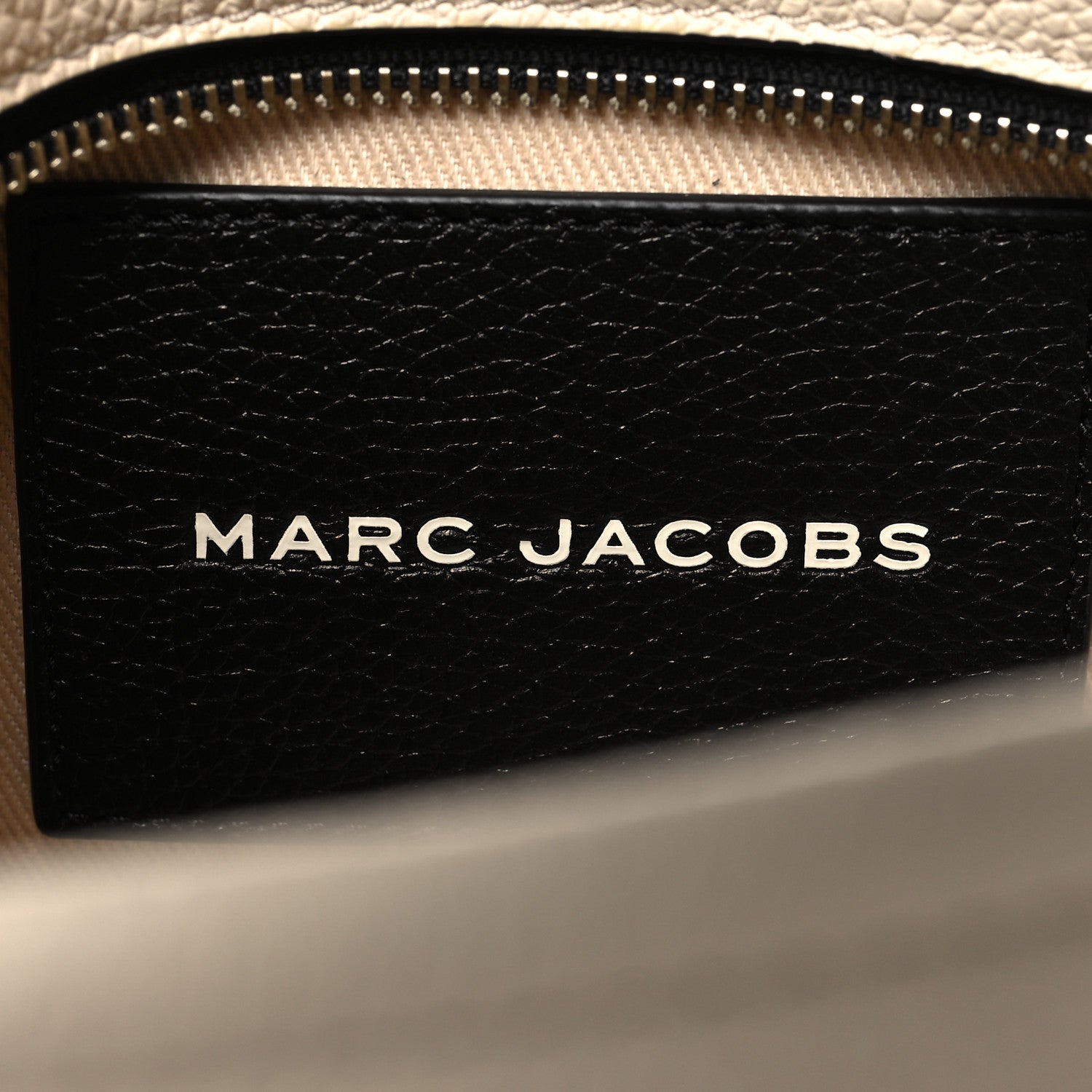 Marc Jacobs Grained Calfskin Colorblock Mini The Tote Bag Ivory Multi 6 of 9