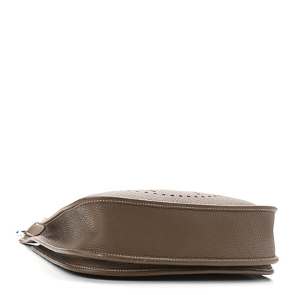 Hermes Taurillon Clemence Evelyne III PM Etoupe 4 of 11