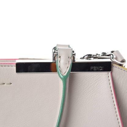 Fendi Vitello Dolce Petite 3Jours Tote Grigio Polvere 11 of 11