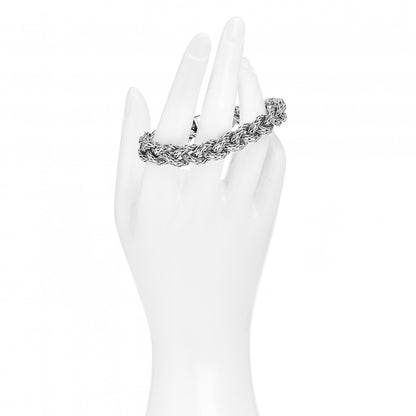 John Hardy Sterling Silver Medium Braided Classic Chain Bracelet 2 of 4