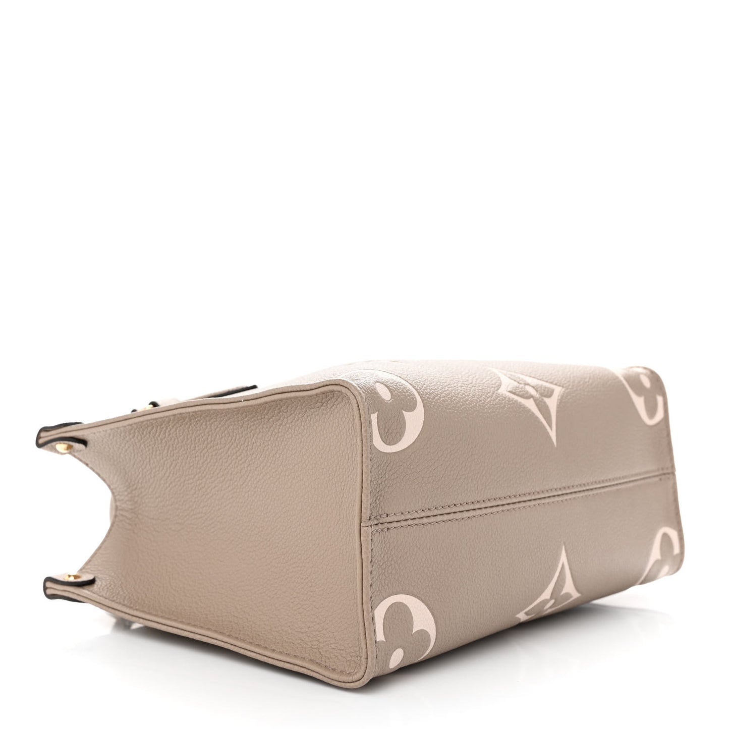LOUIS VUITTON Empreinte Monogram Giant Onthego PM Tourterelle Crème