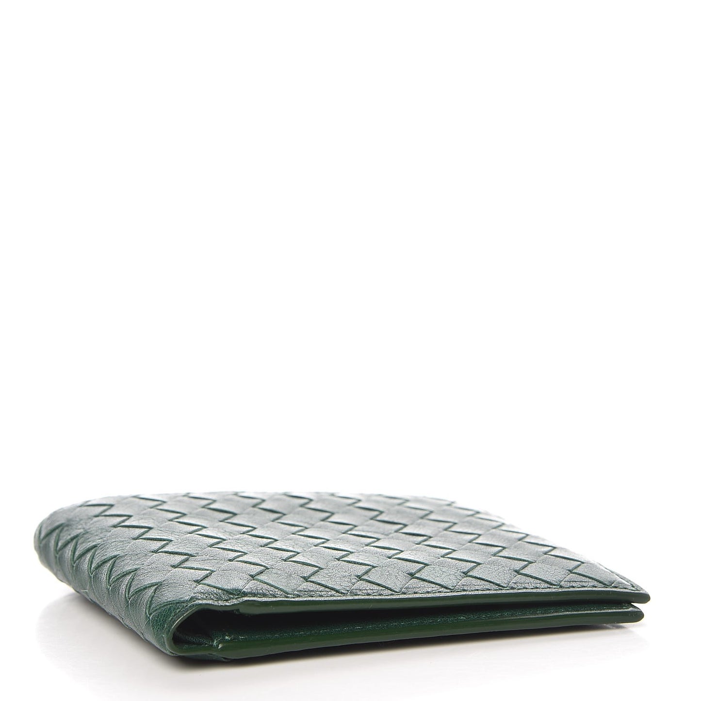 Nappa Intrecciato Bi-Fold Wallet Thyme