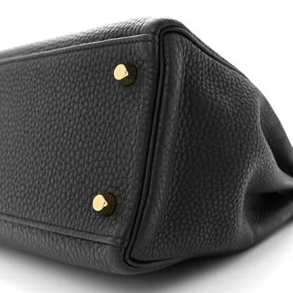 Hermes Togo Kelly Retourne 28 Black 10 of 11