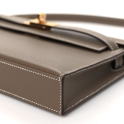 Hermes Madame Calfskin Kelly Elan Etoupe 10 of 11