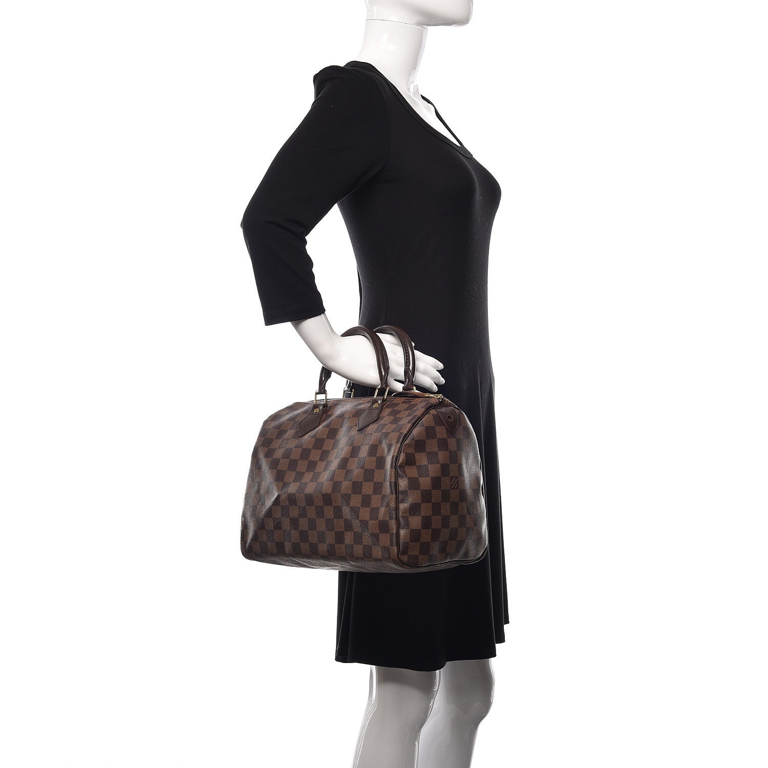 Louis Vuitton Damier Ebene Speedy 30 2 of 15