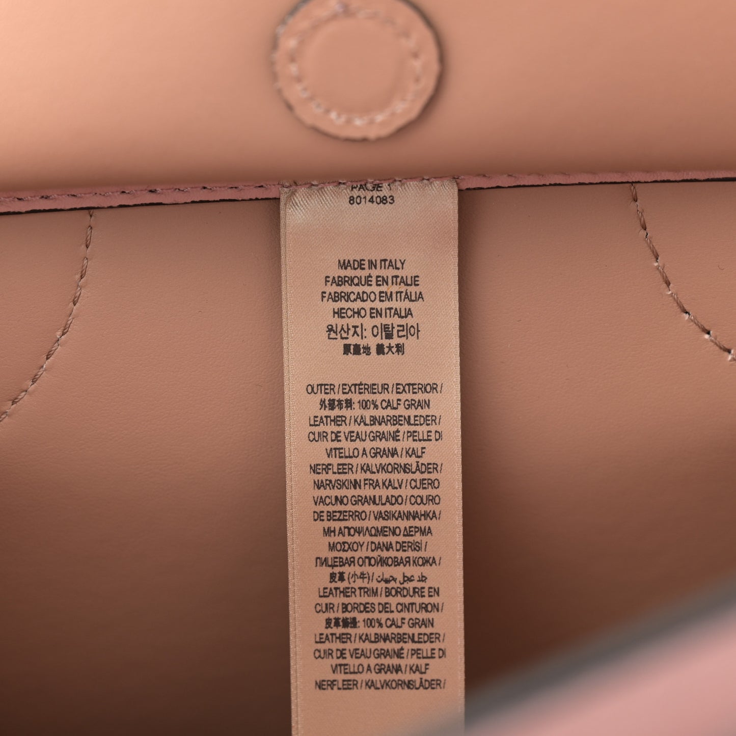Marais Calfskin Small Belt Bag Dusty Rose
