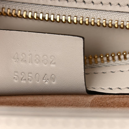 Gucci Calfskin Small Sylvie Shoulder Bag Off White 7 of 11