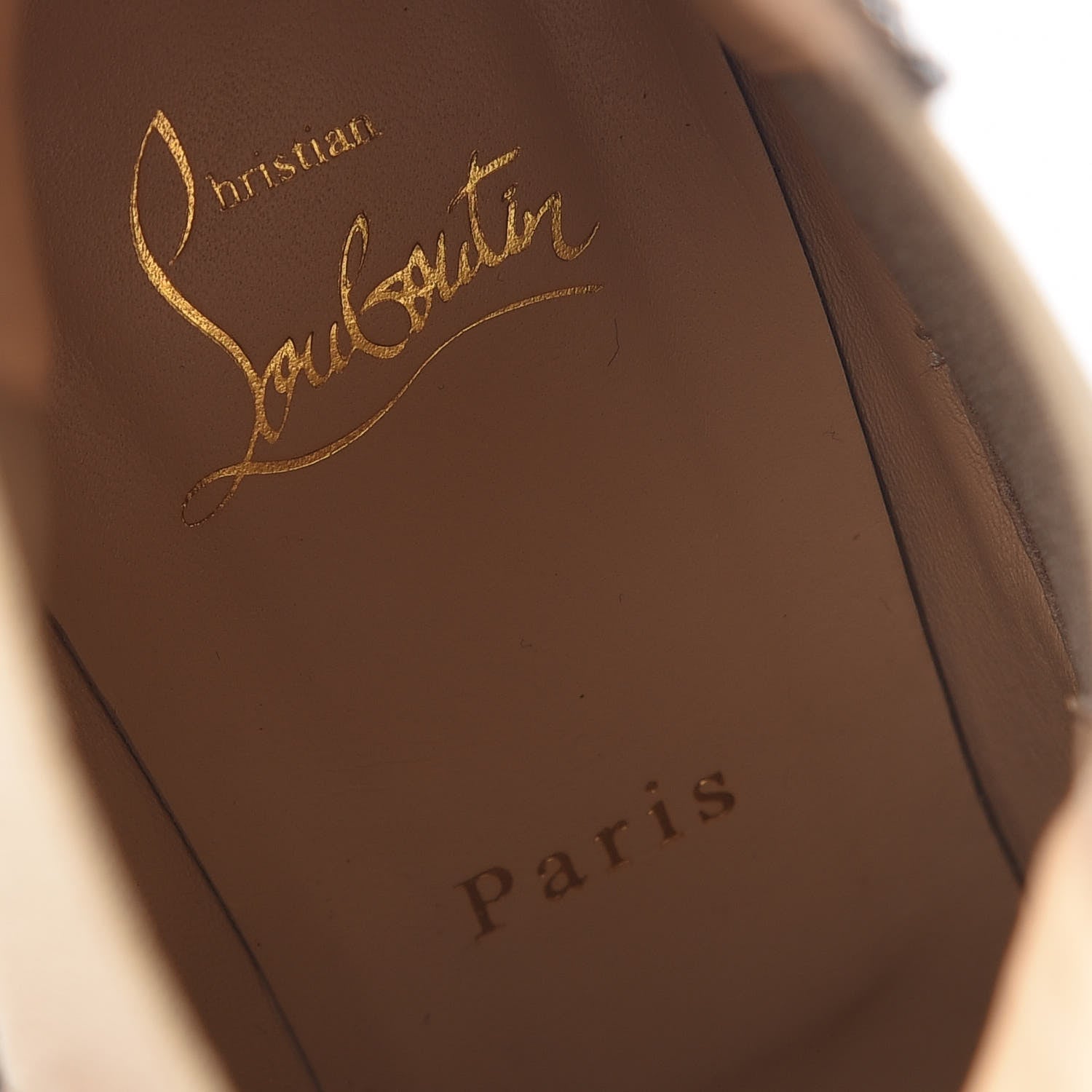 Christian Louboutin Veau Velours Otaboo 70 Chelsea Boots 37.5 Camel 8 of 9