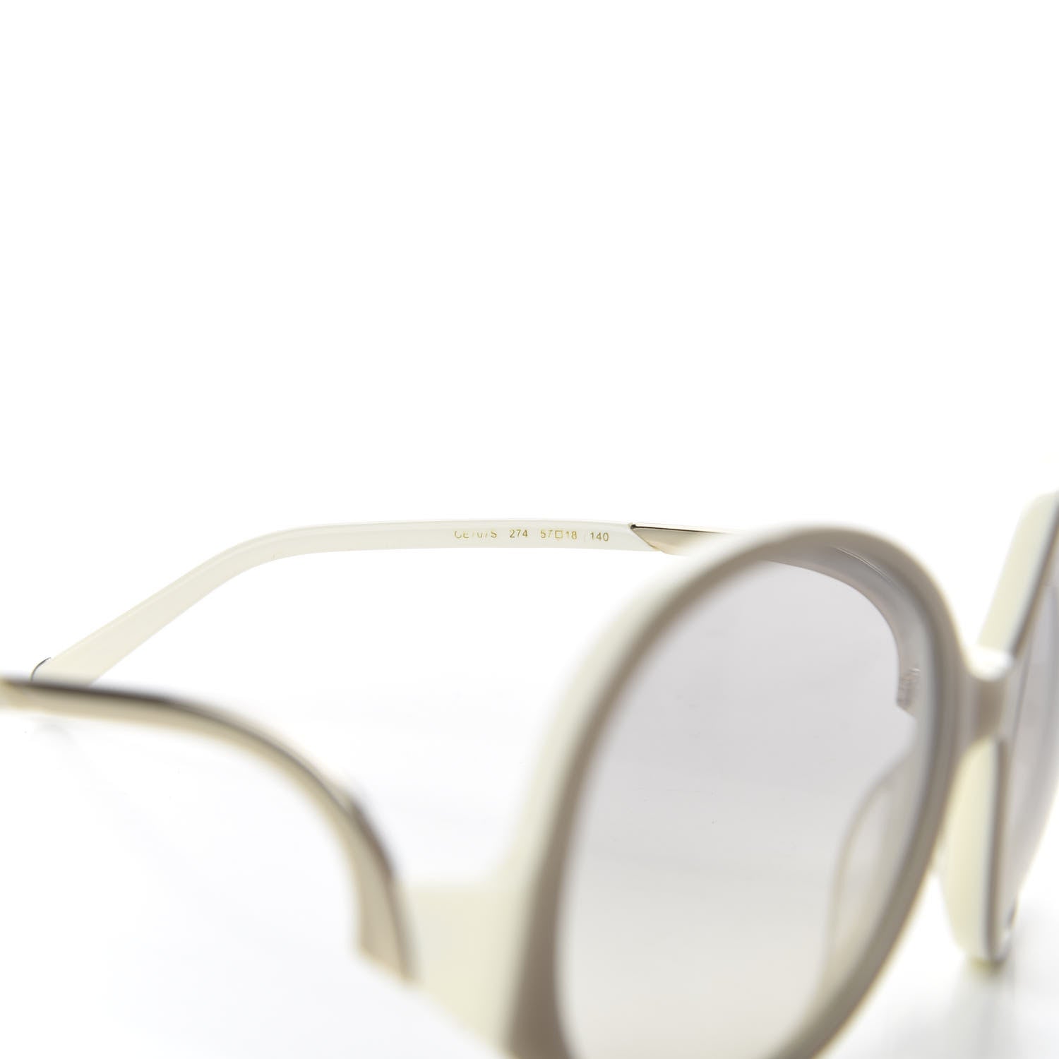 Chloe Acetate Oversized Round Emilia Sunglasses CE707S Turtledove 6 of 8