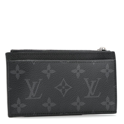 Louis Vuitton Monogram Eclipse Taiga Coin Card Holder 3 of 8
