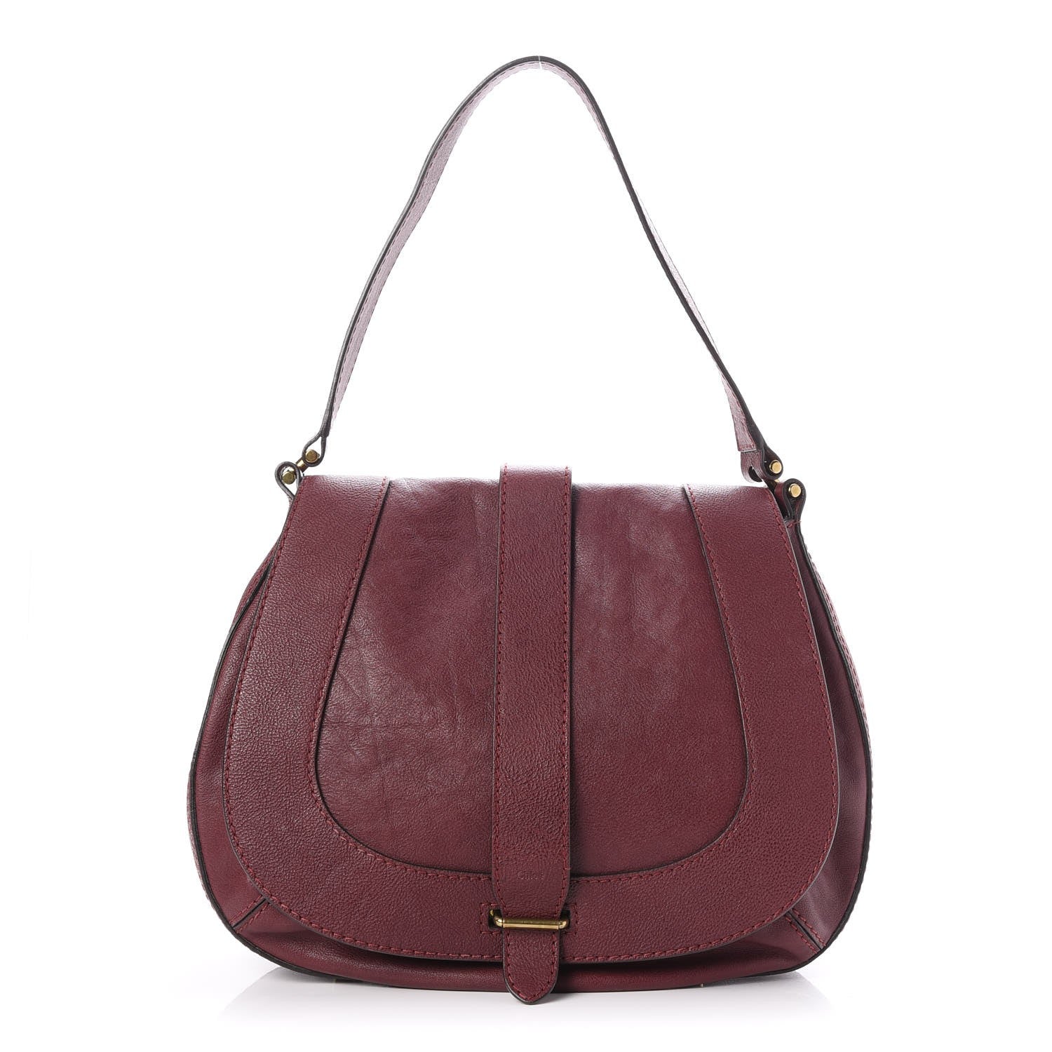 Chloe Calfskin Georgia Hobo Burgundy 1 of 8