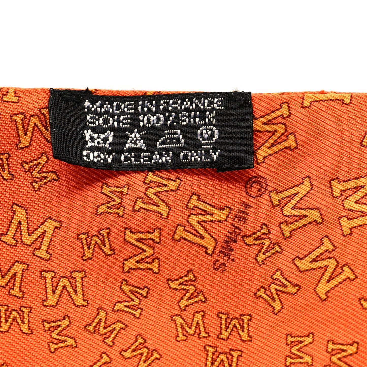 Silk Scattered Letters Twilly
