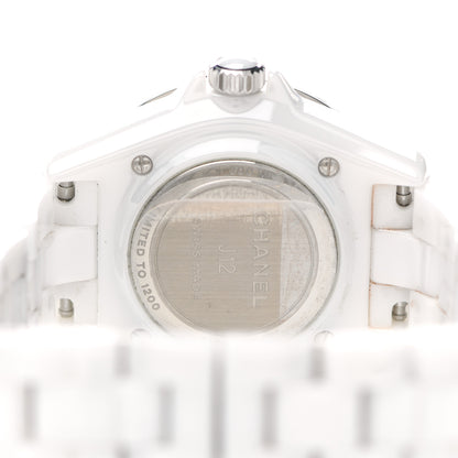 Chanel Stainless Steel Ceramic 33mm J12 Quartz Watch Blush 4 of 5