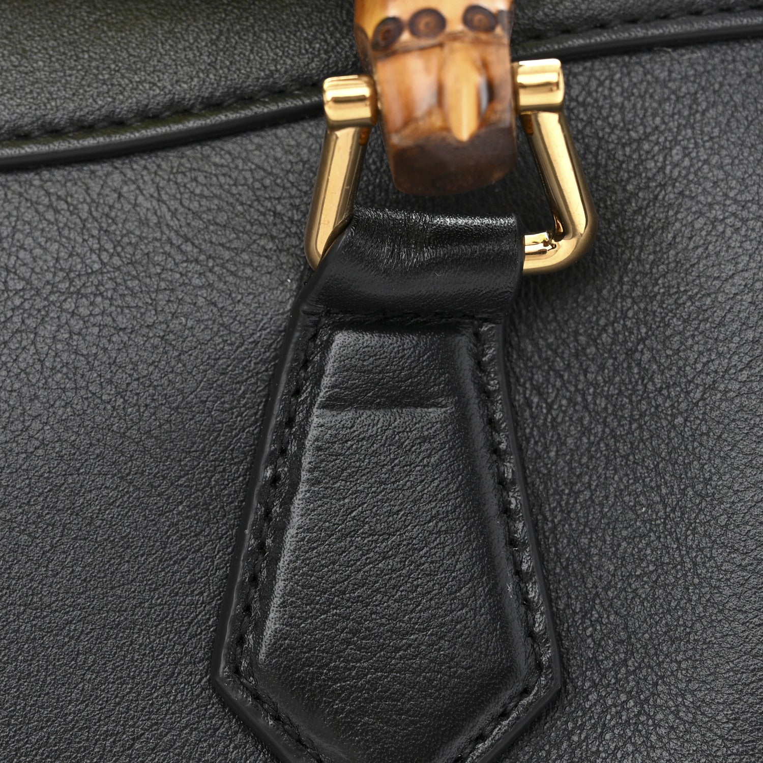 Gucci Calfskin Small Diana Tote Bag Black Yellow Fluo 13 of 15