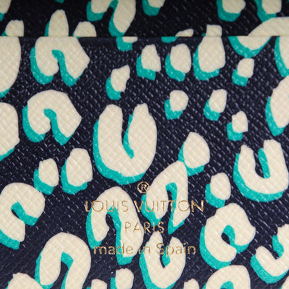Louis Vuitton Monogram Leopard Insolite Wallet Blue Infini 6 of 7