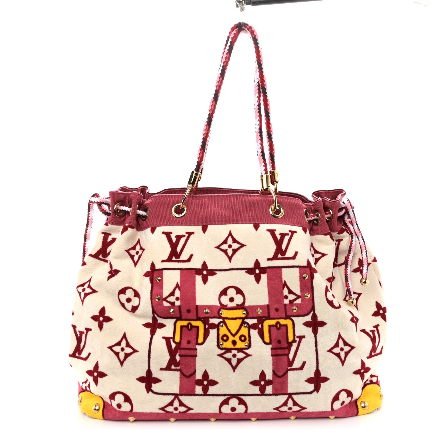 Cotton Monogram Eponge Cabas