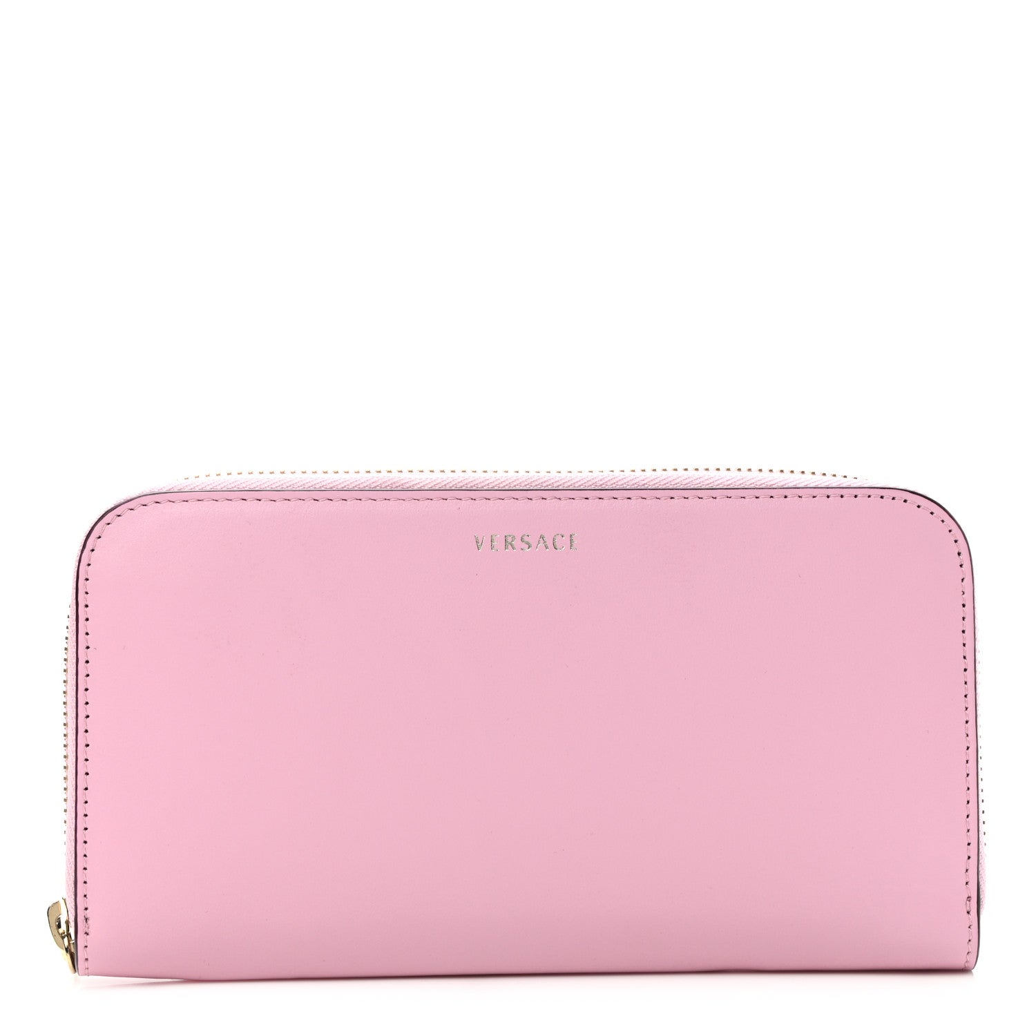 Versace Nappa Zip Around Wallet Pink 1 of 7
