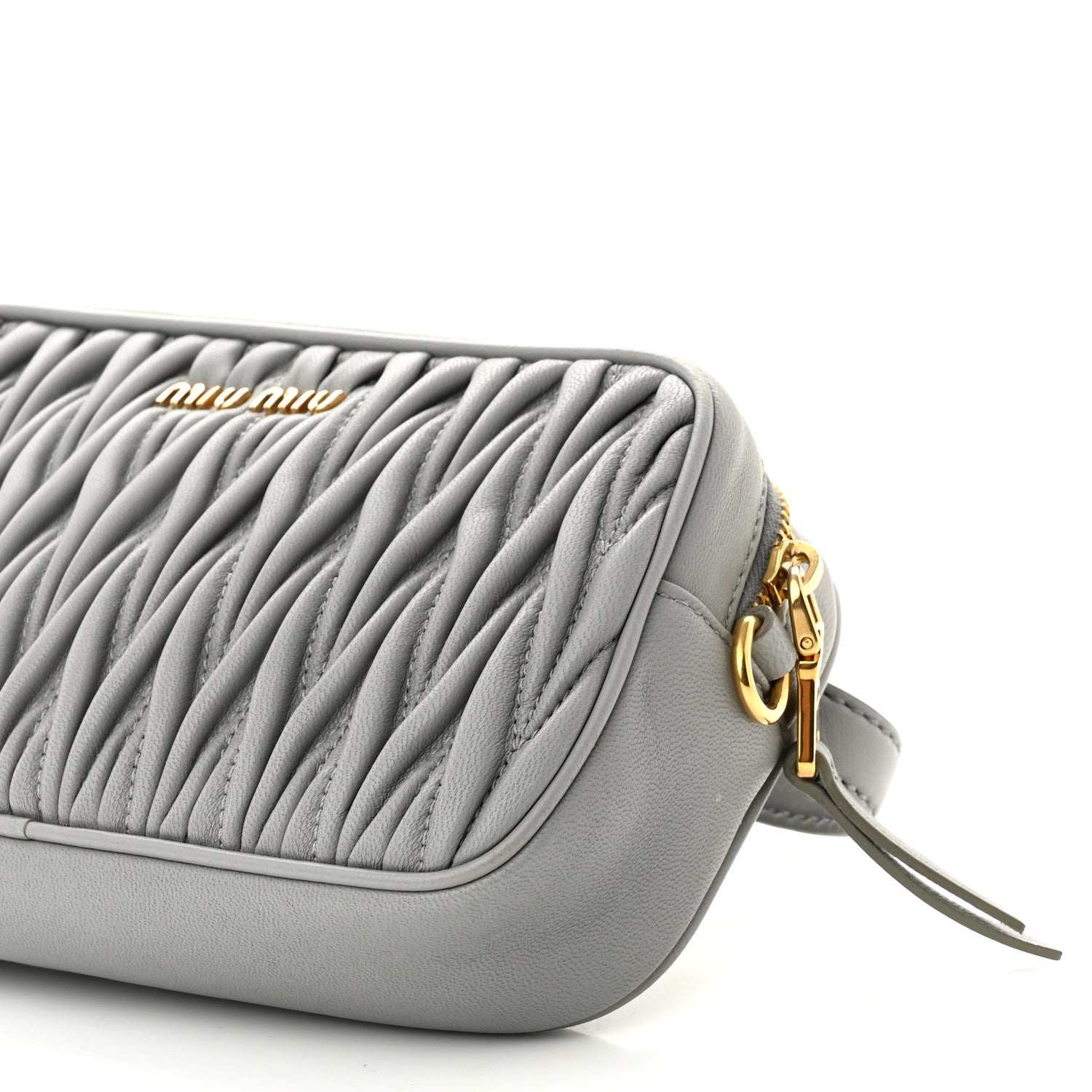 Miu Miu Nappa Matelasse Marsupio Belt Bag Nube 9 of 9