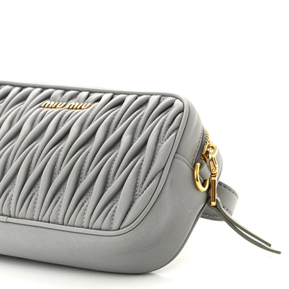 Miu Miu Nappa Matelasse Marsupio Belt Bag Nube 9 of 9