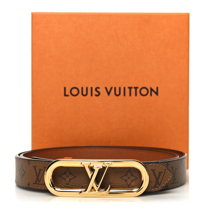Louis Vuitton Reverse Monogram 25mm My LV Chain Reversible Belt 85/34 Black 6 of 6