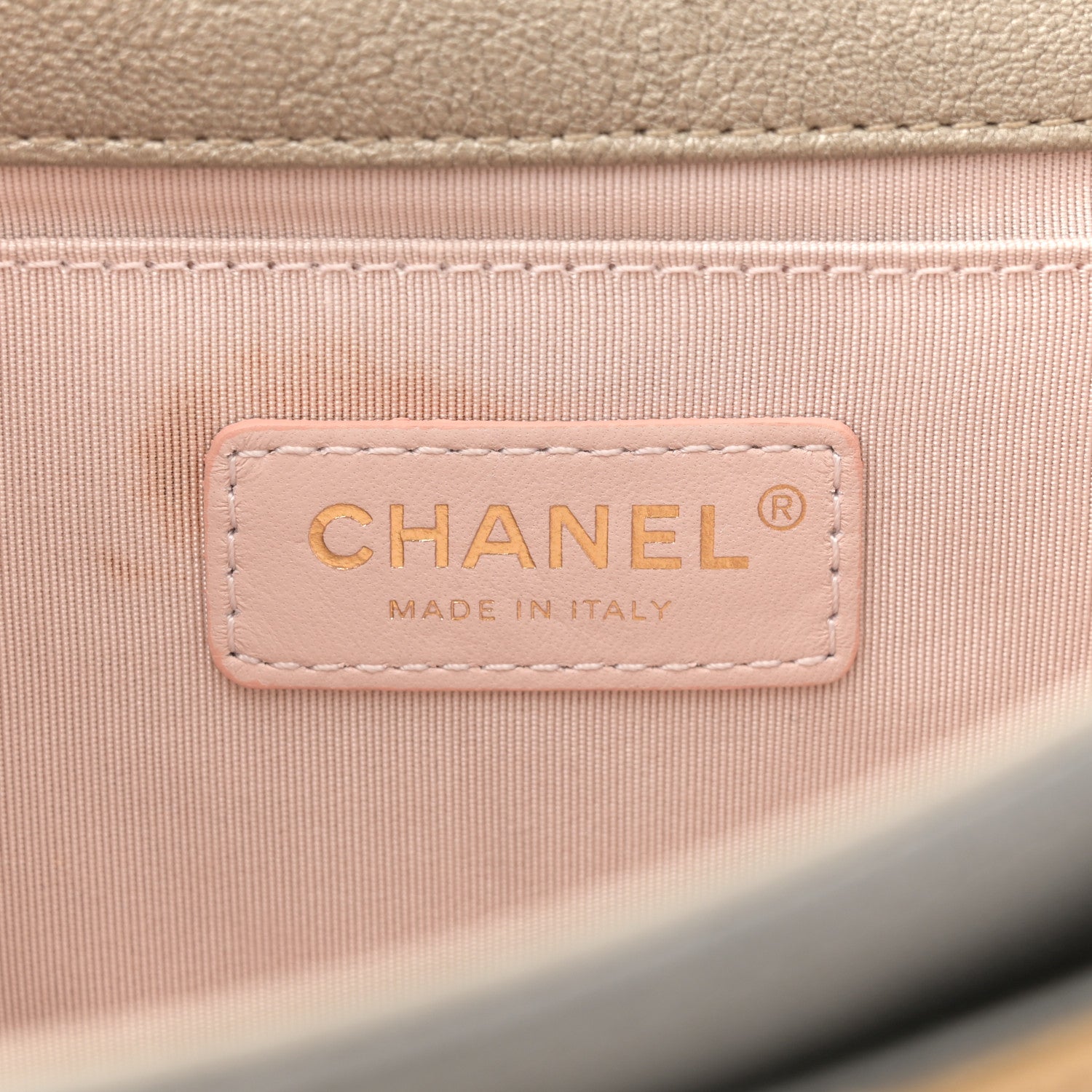 Chanel Metallic Lambskin Quilted Camellia Flower Flap Pale Gold Silver Dark Gold 7 of 12