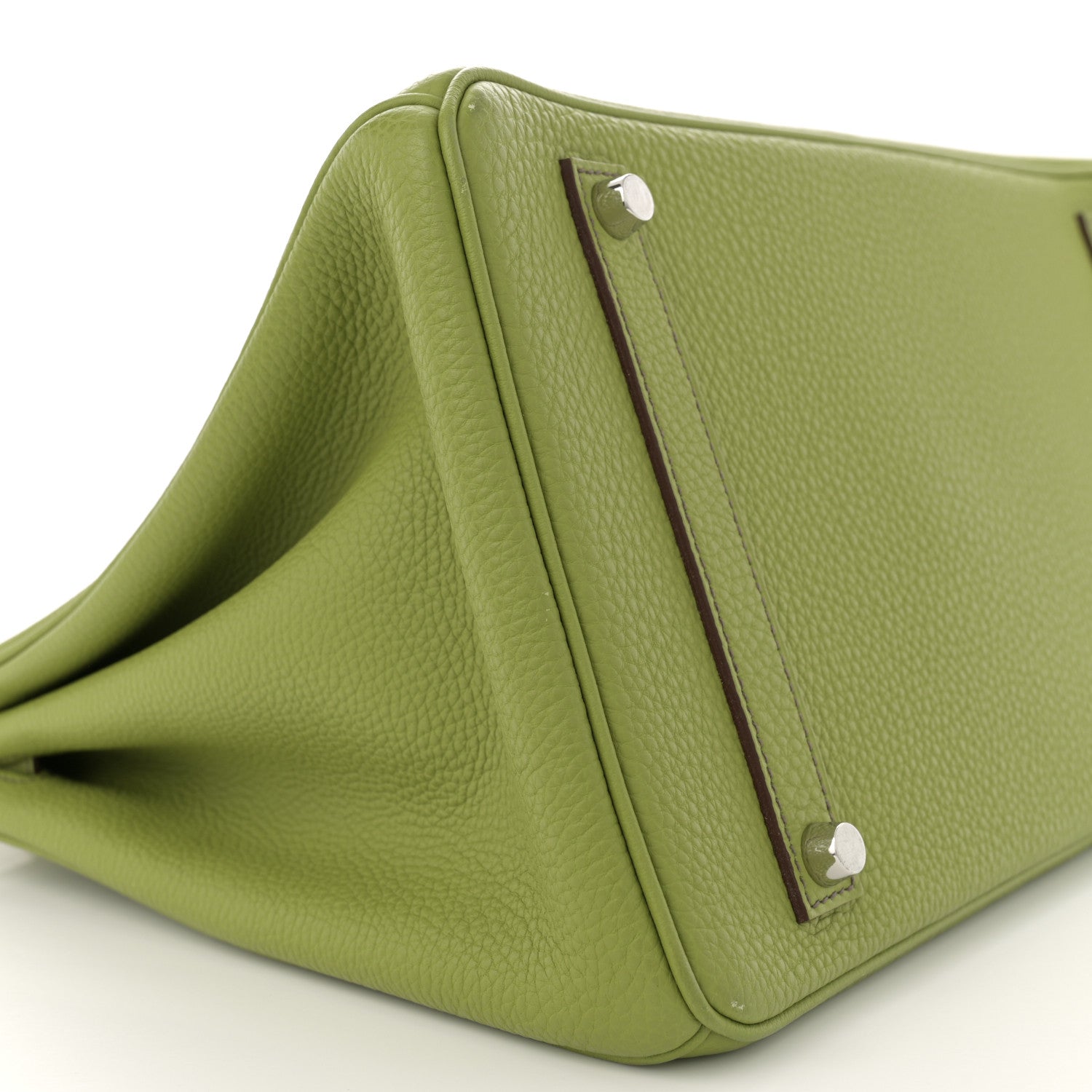 Hermes Togo BIRKIN 35 Vert Anis 9 of 12