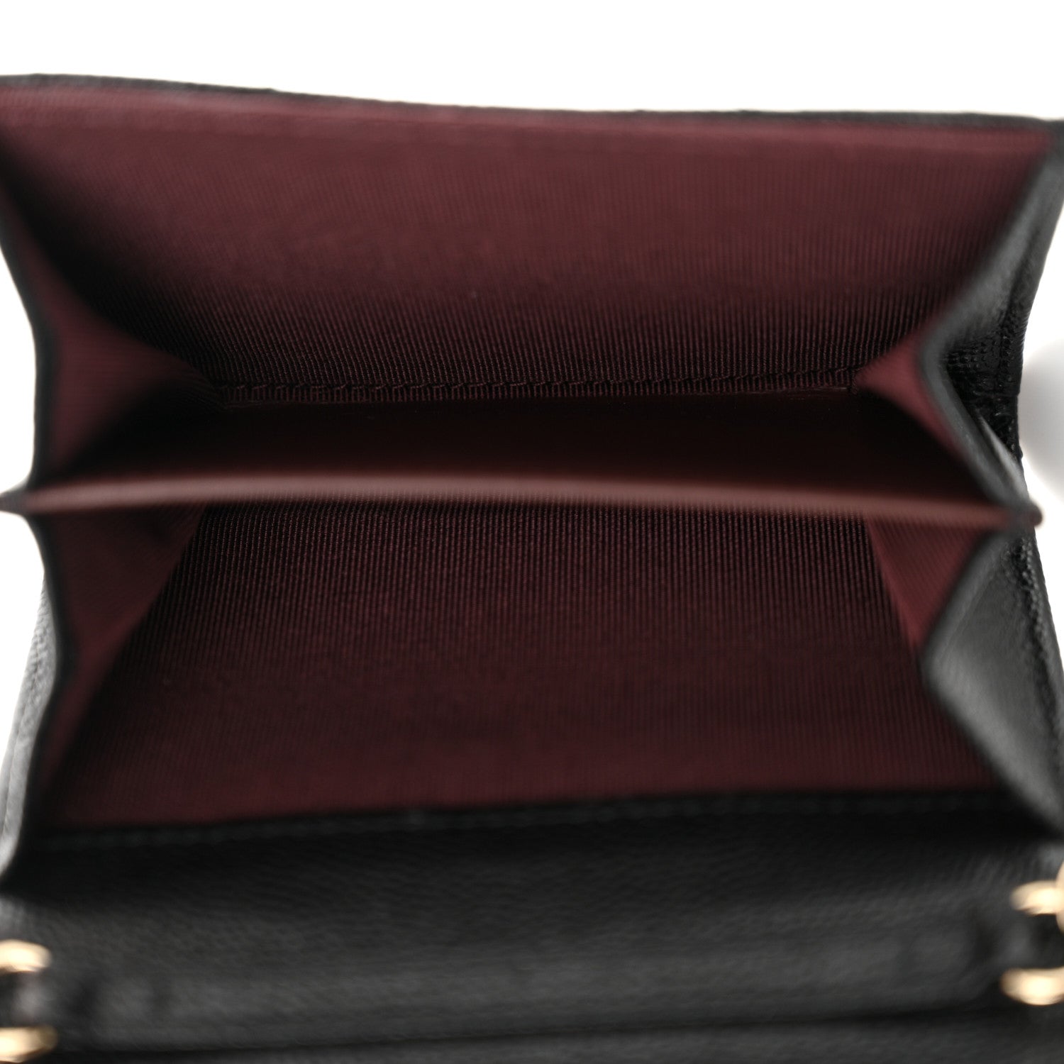 Chanel Caviar Quilted Flap Card Holder On Chain Black 5 of 12