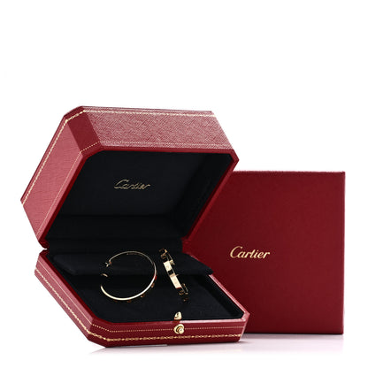 Cartier 18K Yellow Gold Large LOVE Hoop Earrings 5 of 5