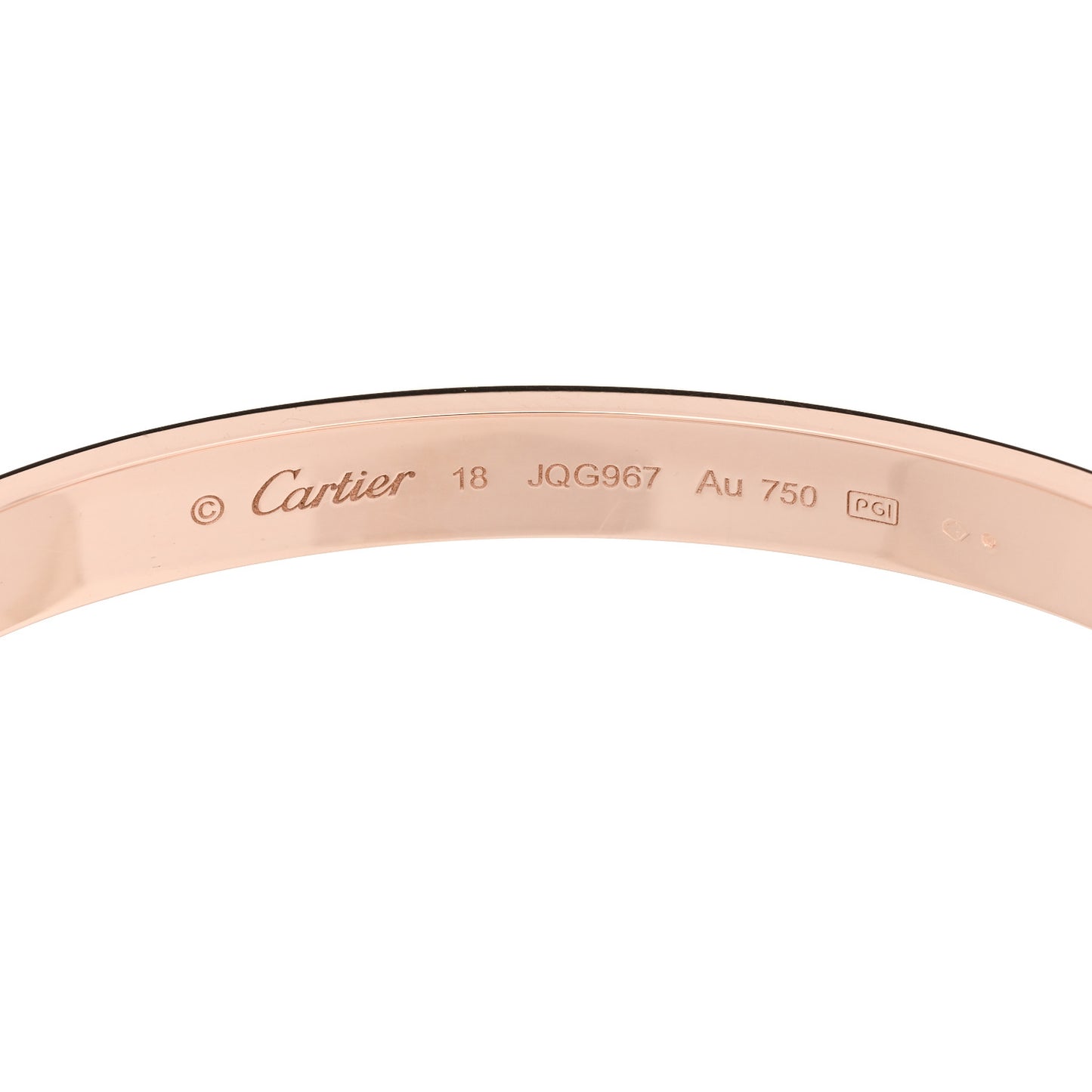 18K Pink Gold LOVE Bracelet 18
