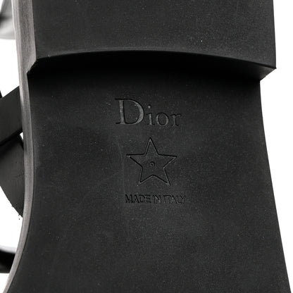 Christian Dior Shiny Calfskin L'Amazone Sandals 36.5 Black 8 of 9
