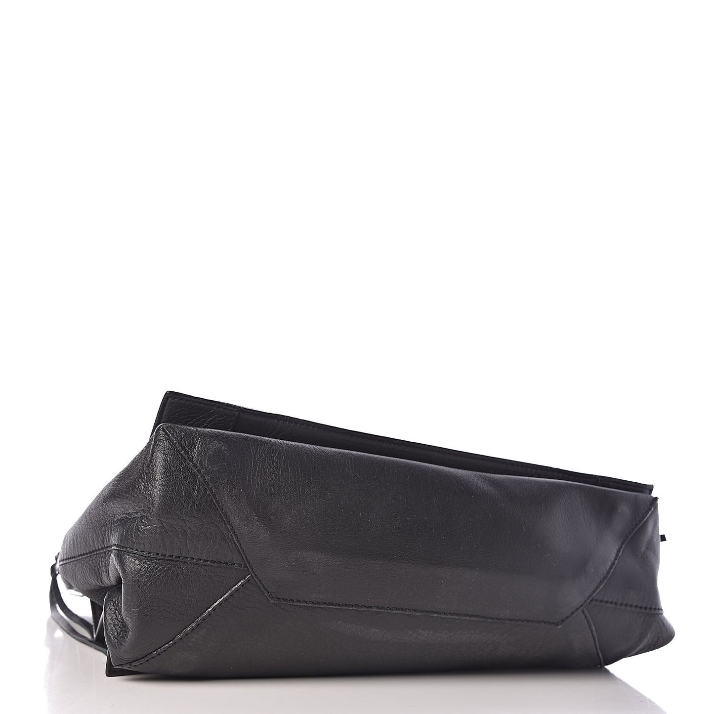 Veau Papier Tote Black
