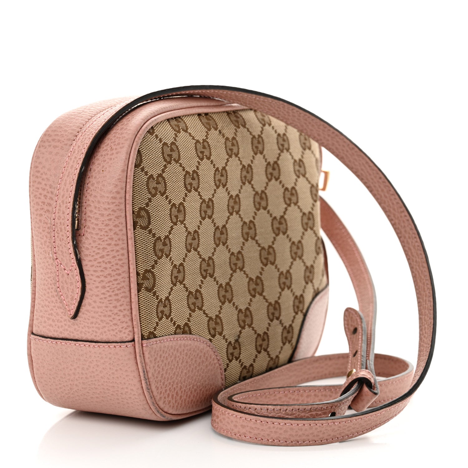 Gucci Monogram Mini Bree Messenger Bag Beige Soft Pink 3 of 12